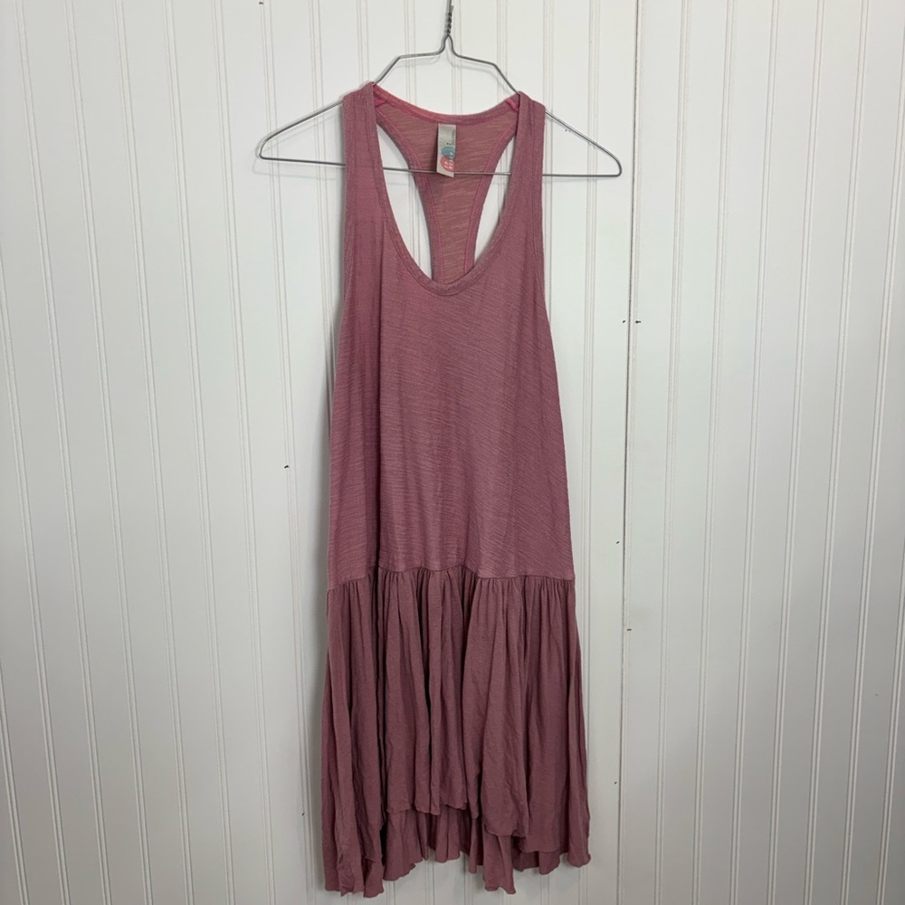Free People Pink High Low Dress